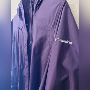 Purple Columbia Windbreaker Women's Size L